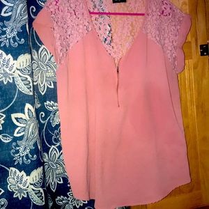 Woman’s pink dress shirt